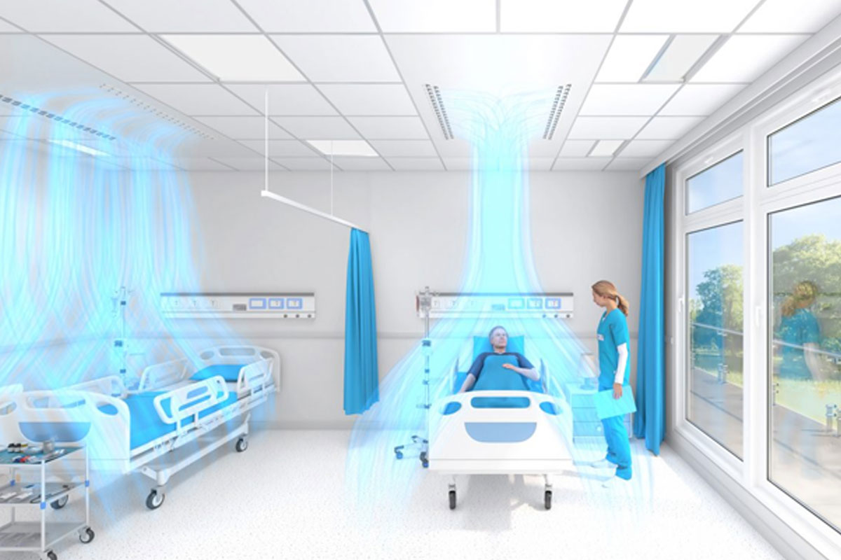 انواع سیستم های تهویه مطبوع رایج در مراکز درمانی و بیمارستان ها